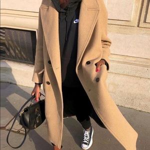 Topshop Oversized Peacoat